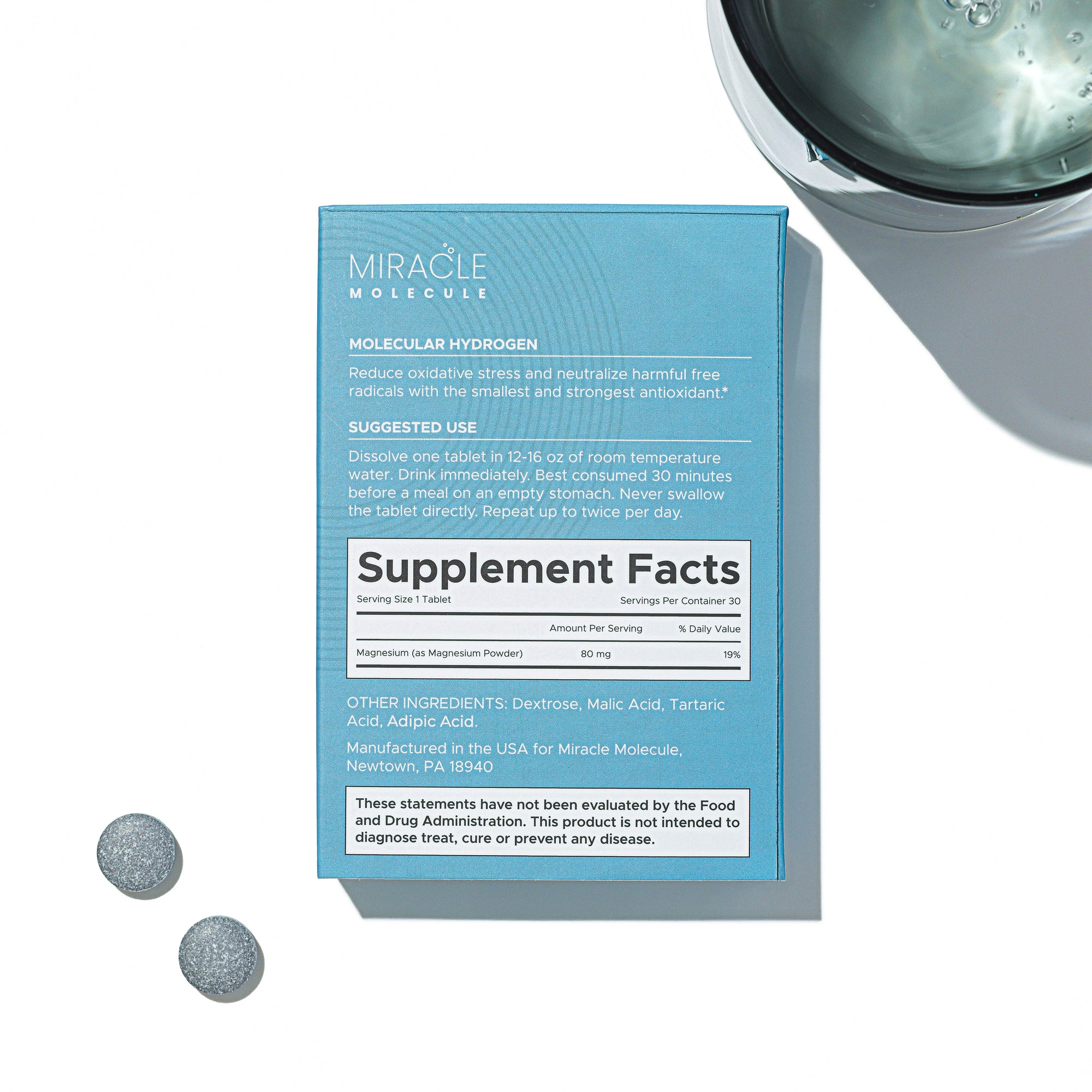 Molecular Hydrogen Tablets